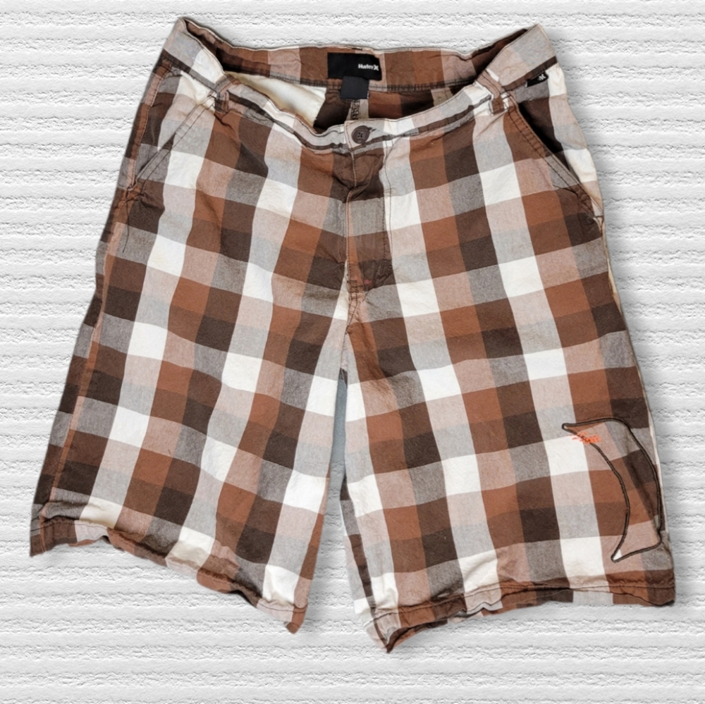 Hurley Plaid Shorts